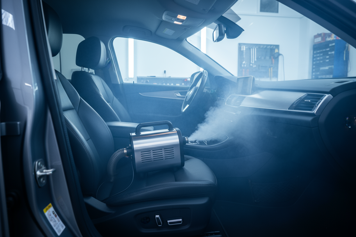 Auto-interieur — geurverwijdering met ozon: werkt het echt?