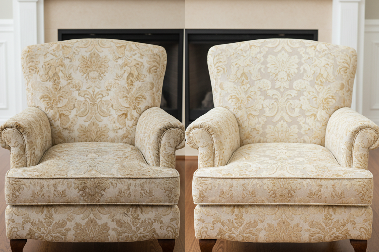 De gevaarlijkste schoonmaakmiddelen voor stoffen meubels