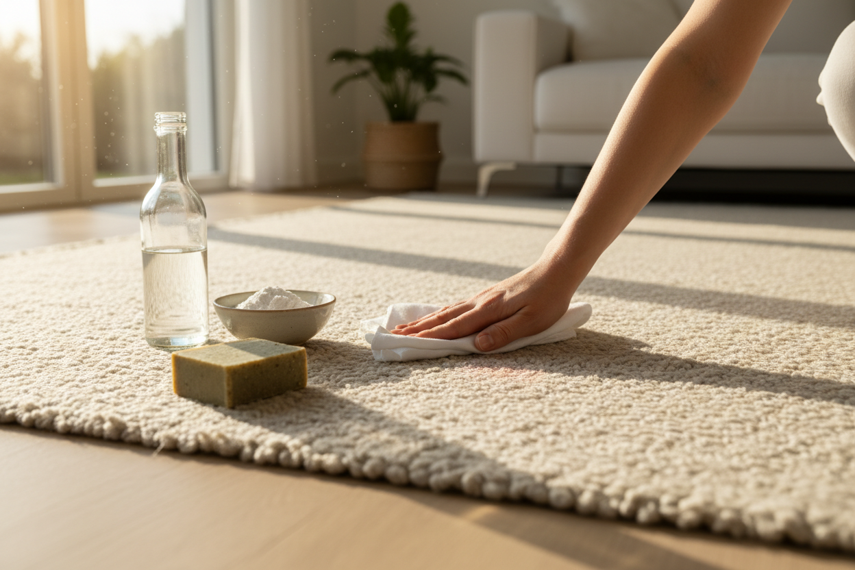 De beste huismiddeltjes voor tapijtvlekken: Red uw vloerkleed met middelen uit de keukenkast