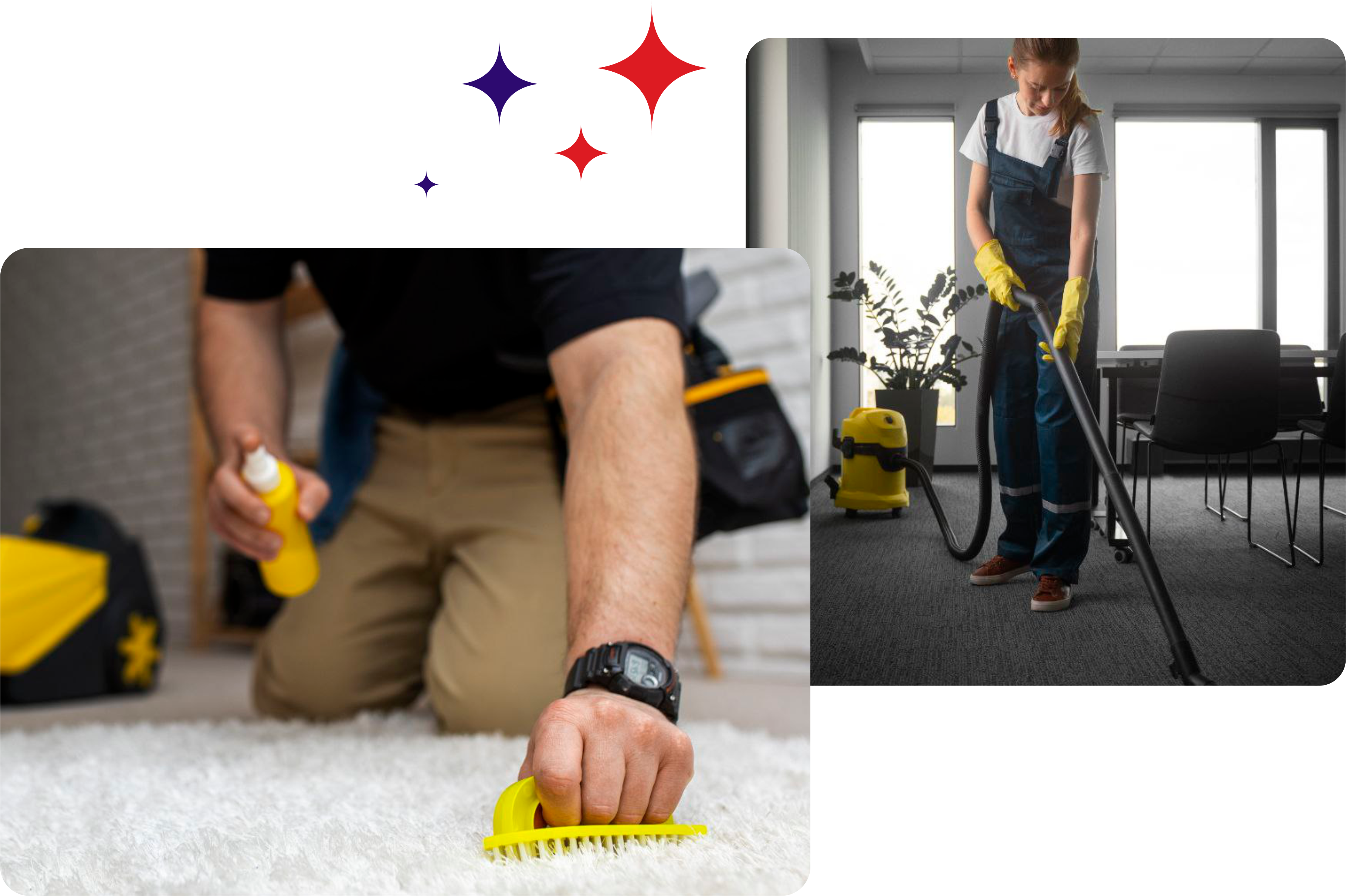 Tapijtreiniging kantoor en dieptereiniging tapijt thuis. Professioneel schoonmaakbedrijf